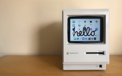 Touchscreen Macintosh with iPad